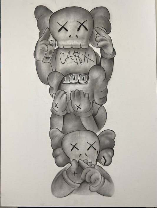 KAWS, Hear, Speak & See no evil